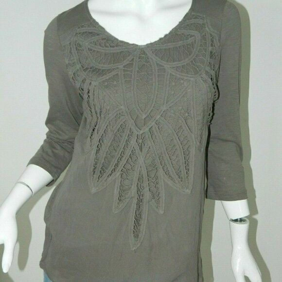 Monoreno Tunic Brown Embroidered Hippy Boho Chic‎ - Picture 7 of 9